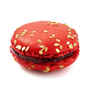 Macaron fraises des bois